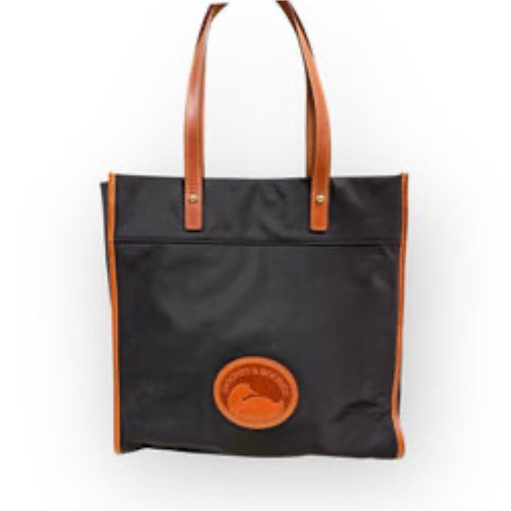 Dooney & Bourke Black and Brown Tote Bag